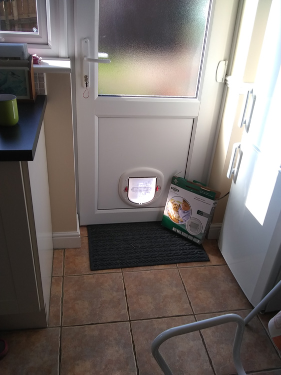 Cat flap fitters Alnwick, Northumberland