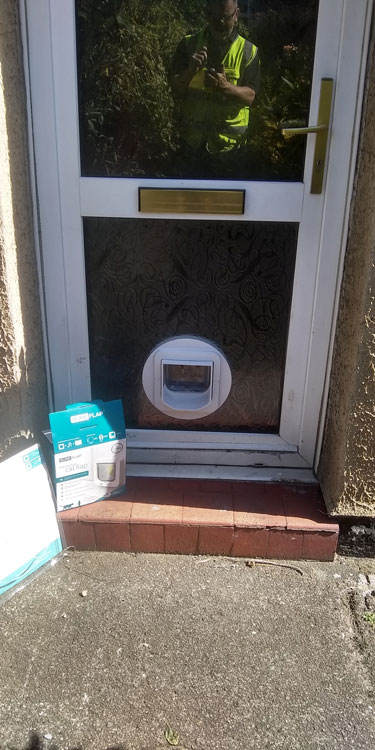 Cat and dog flap fitters Bensham and Gateshead