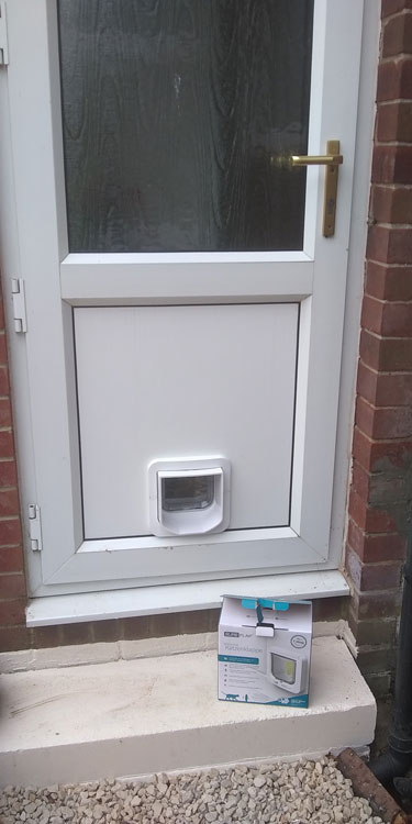 Cat and dog flap fitters Ponteland and Darras Hall