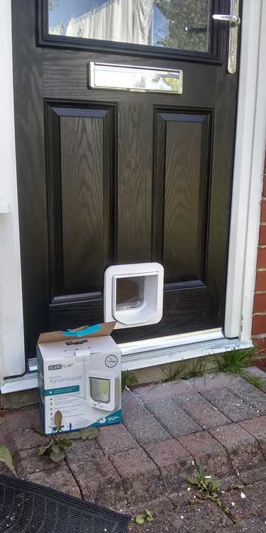 Cat and dog flap fitters Rowlands Gill and Consett