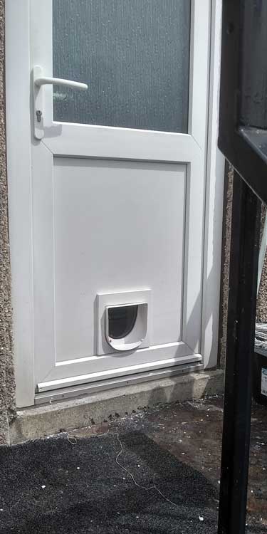 Cat flap fitters South Shields and Sunderland