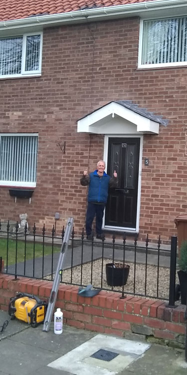 Handmade custom Door canopies Newcastle