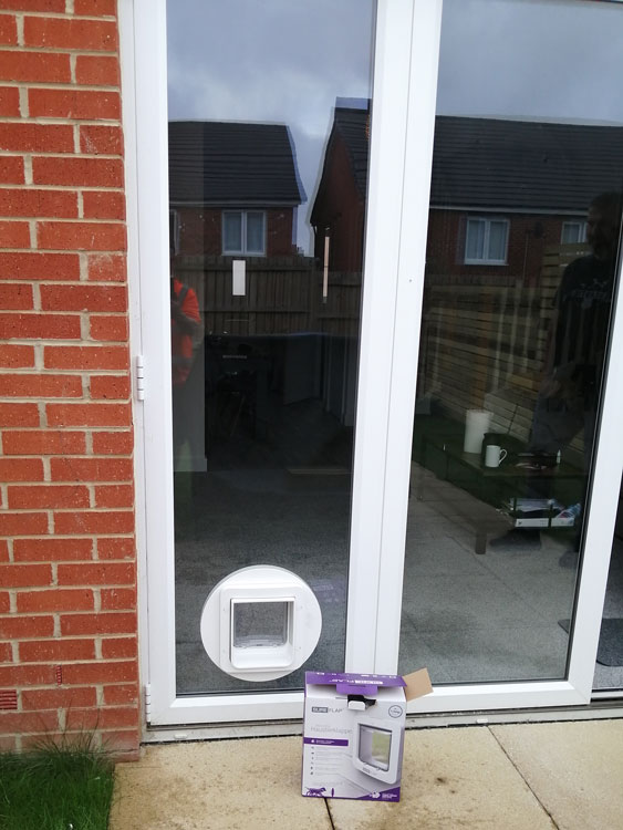 Cat and dog flap fitters Durham
