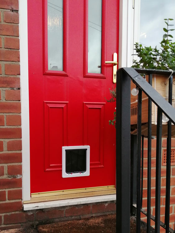 Cat and dog flap fitters Heaton and Byker