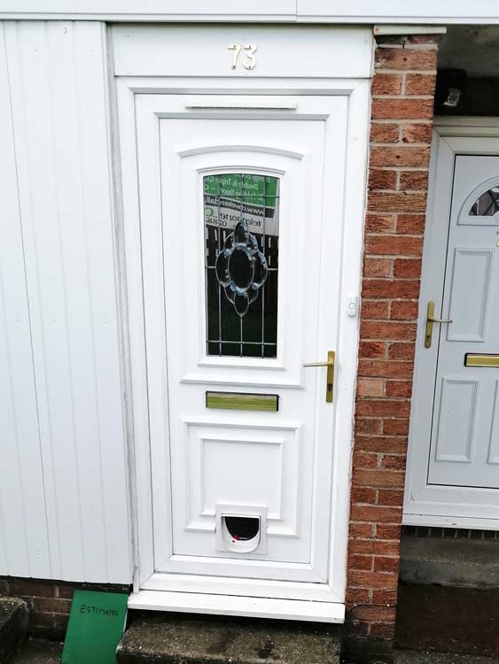 Cat and dog flap fitters Lemington and Newcastle