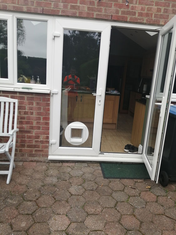 Cat flap fitters Pelton and Durham