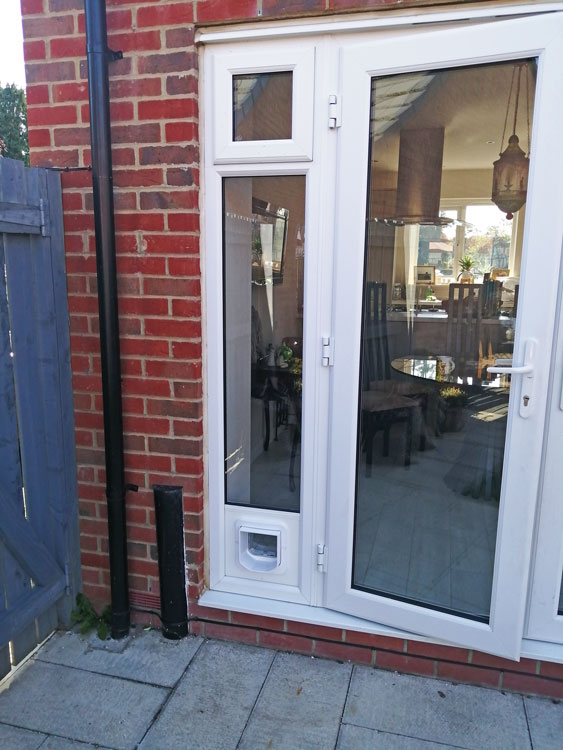 Cat and dog flap fitters St Mary's Park and Morpeth