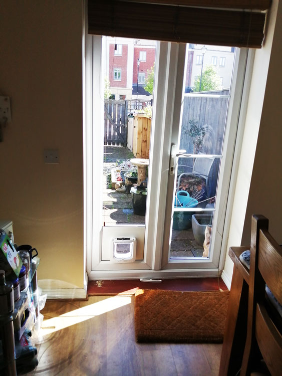 Cat flap fitters Cumbria and Keswick