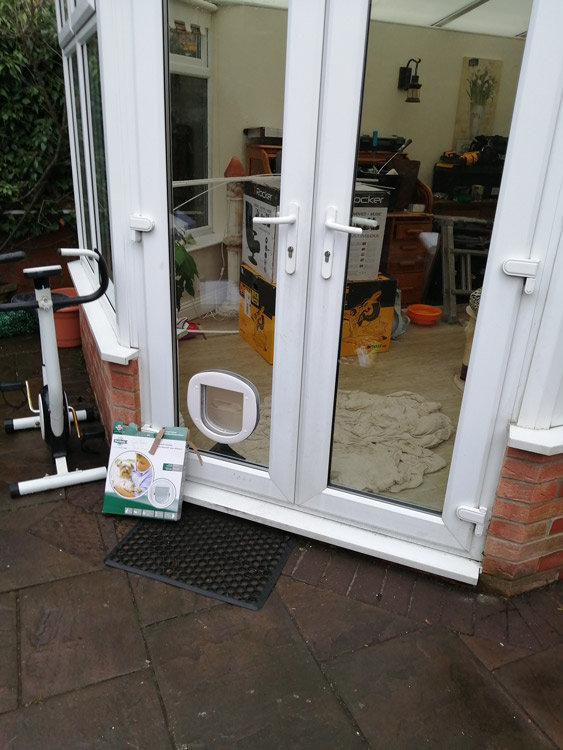 Cat flap fitters South Shields