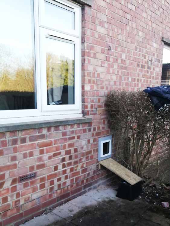Cat flap fitters Chester le Street and Durham