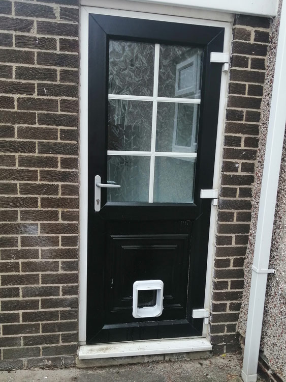 Cat flap fitters Hazelrigg and Brunswick