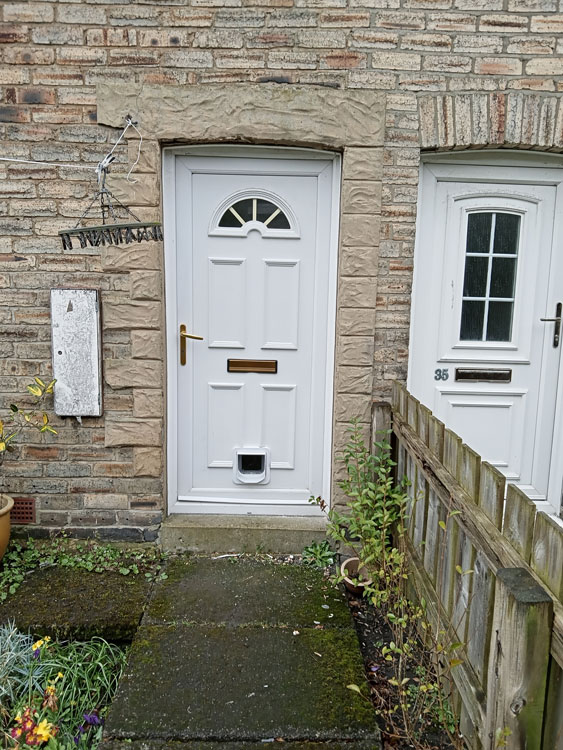 Cat flap fitters Ashington