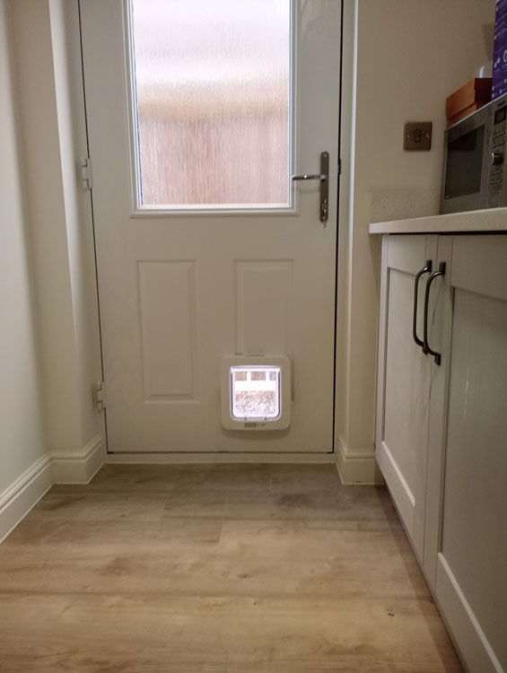 Cat flap fitters Durham