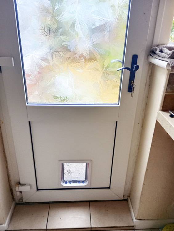 Cat flap installers Heaton