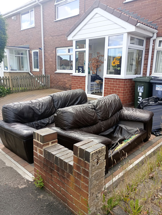 Glass removed for furniture delivery Newcastle