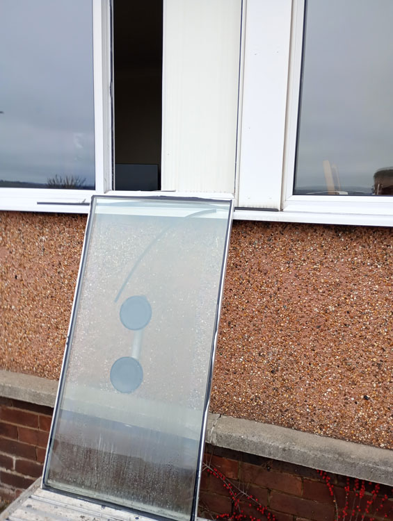 Energy efficient glass replacement Heddon on the Wall