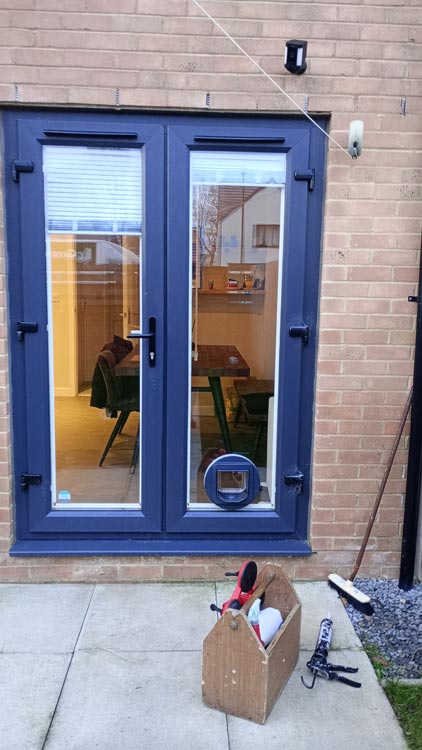 Microchipped cat flap installer North East