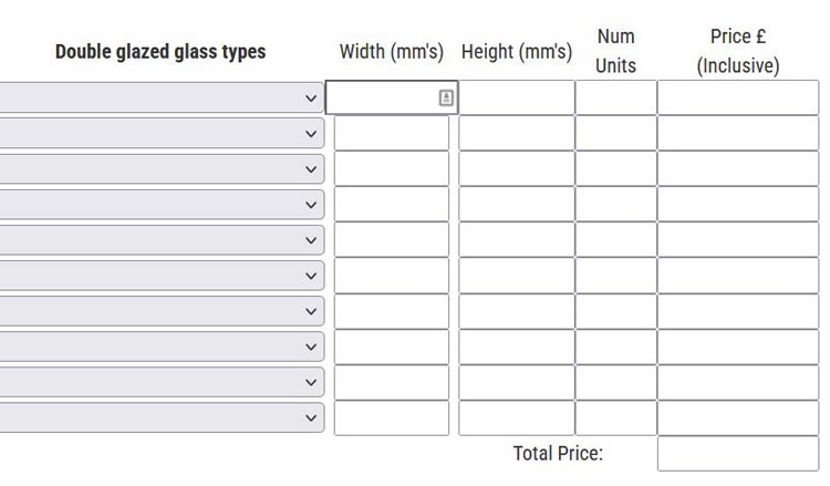Glass and glazing prices Newcastle