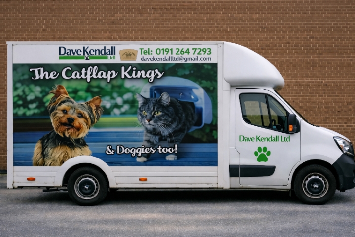 Cat flap installation