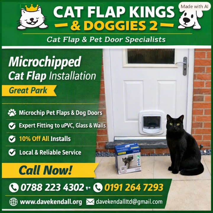 Cat flap kings & doggies 2