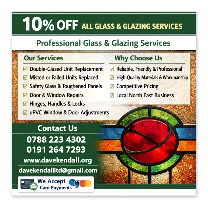 Glass and glazing Ponteland