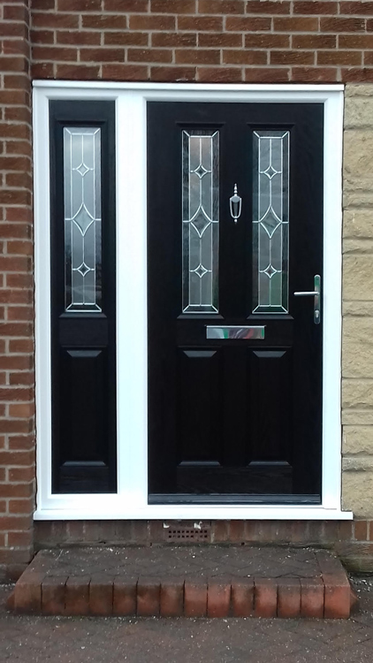 Coloured composite doors Newcastle