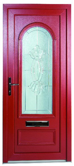 red pvcu door newcastle