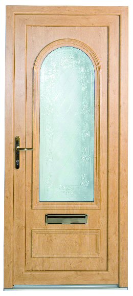 oak finish pvcu door newcastle