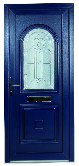 blue pvcu door newcastle