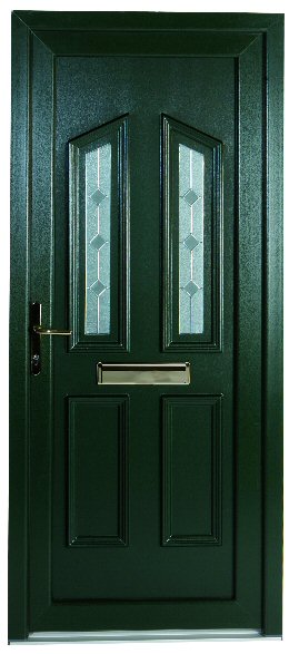 green pvcu door newcastle