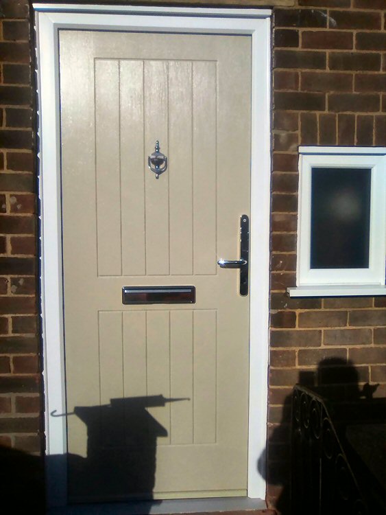 Coloured solid composite doors North East