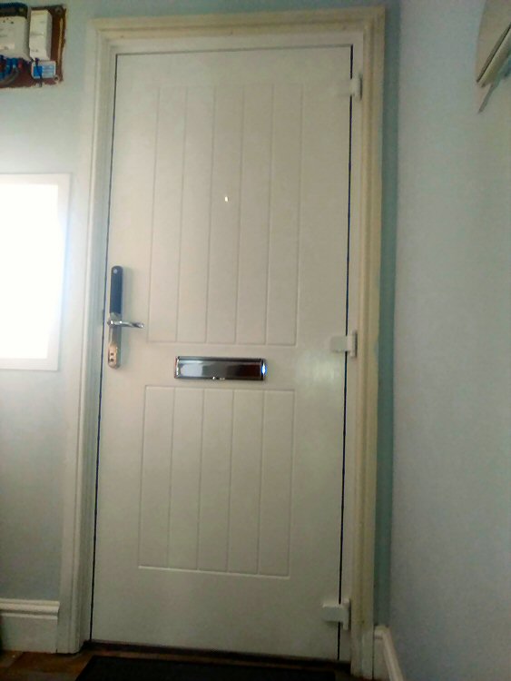 Coloured solid composite doors North East