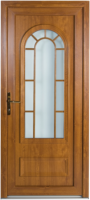 wood effect pvcu door