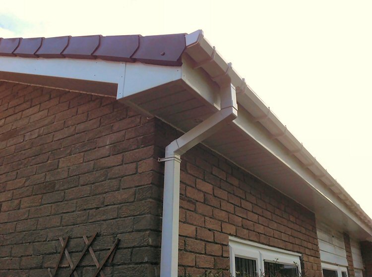 pvc soffits fascias and PVC guttering installers Newcastle
