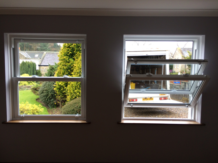 PVCu sliding sash window installers Hexham