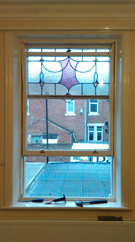 Rehau PVCu sash window installers Newcastle