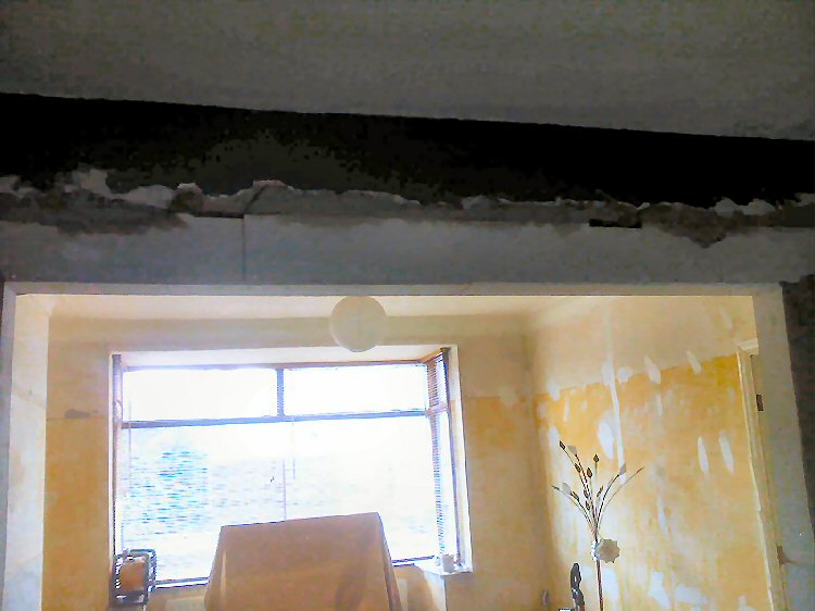 Removal of a living room wall, property renovations Newcastle