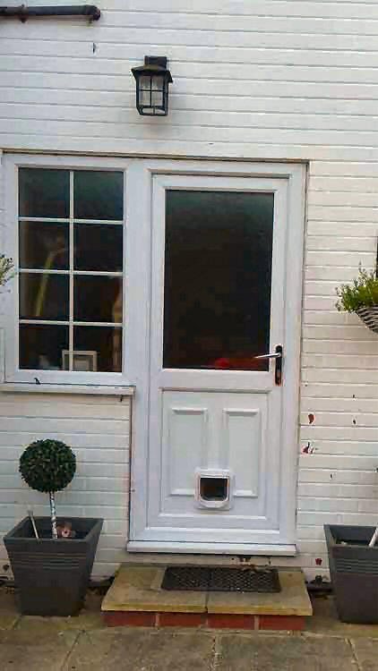 cat flap fitters Bowburn Durham