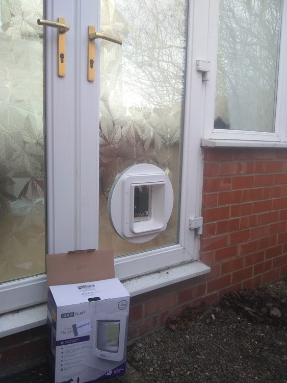 Cat flap fitters Scarborough and York