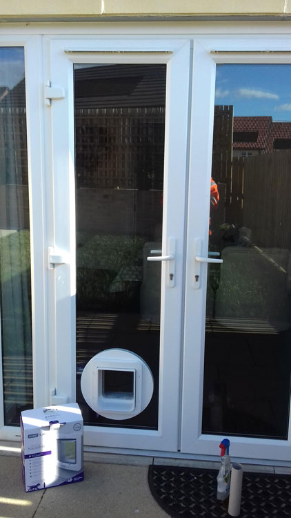 cat flap installers Shotley Bridge