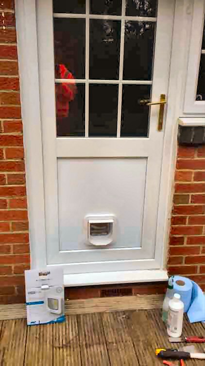 cat flap fitters Washington