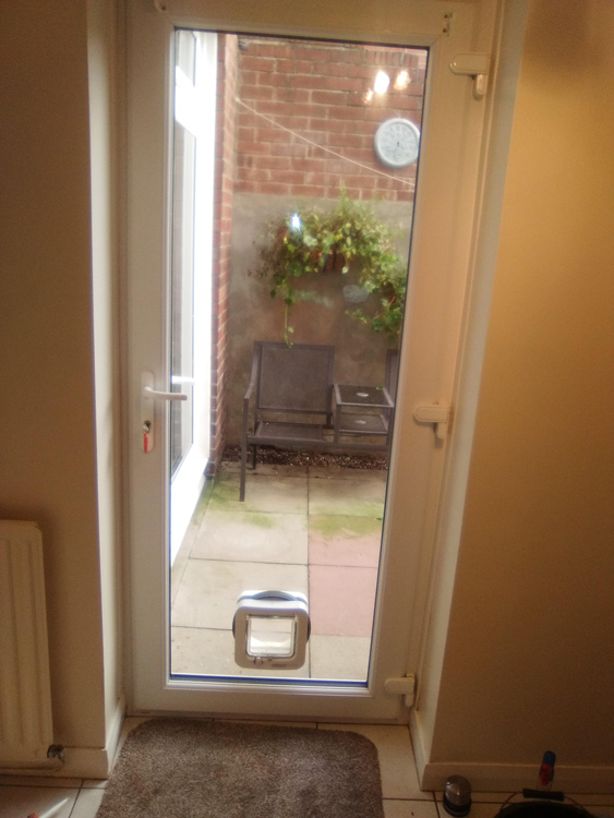 cat flap installers Durham