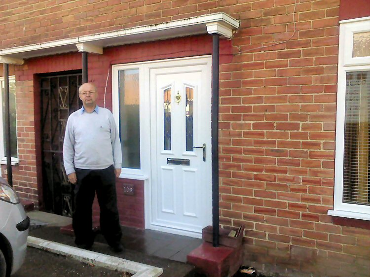 installed replacement PVCu doors newcastle and the North East