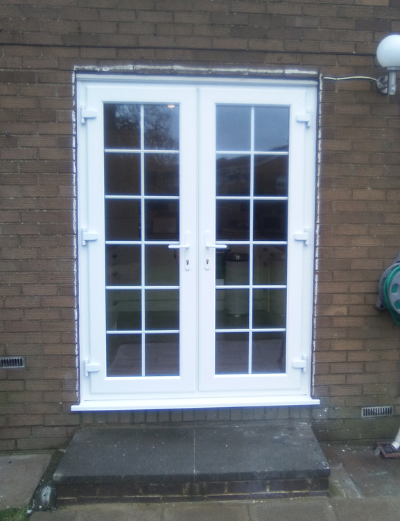 PVC French doors Newcastle