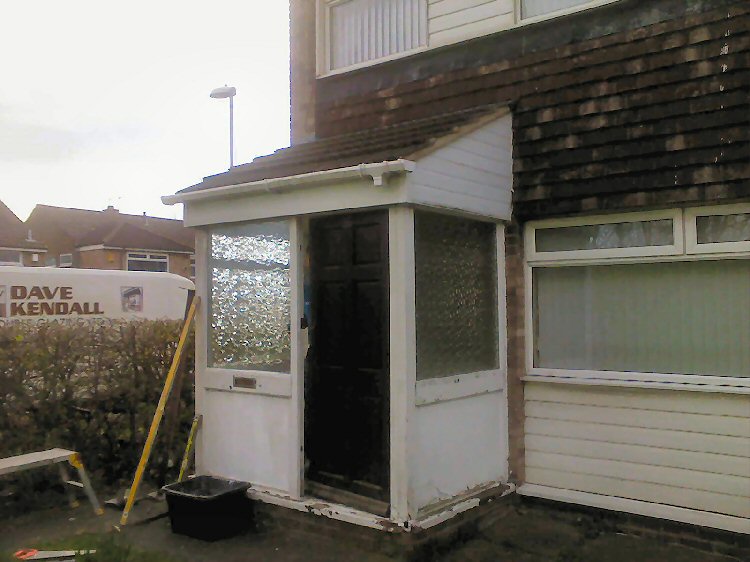 the old, tired porch