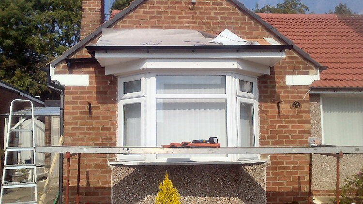 handmade bow window canopies North East