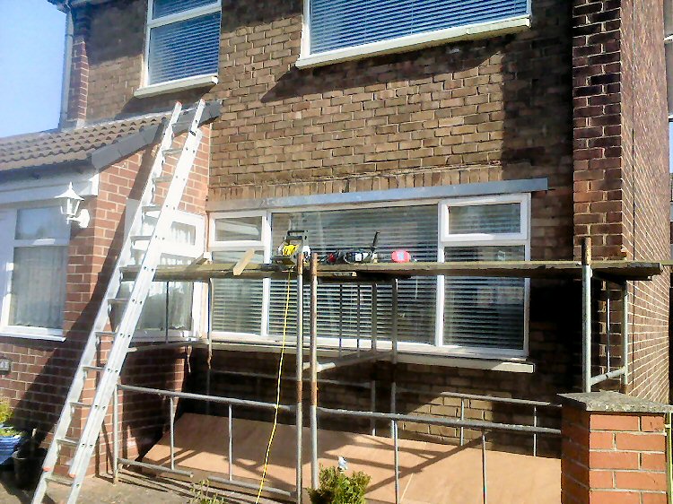 Handmade bay window canopies Newcastle