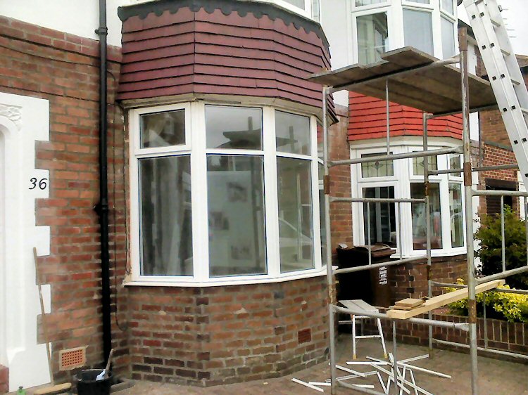 Kommerling bay windows with leaded Planitherm glass Sunderland and Newcastle