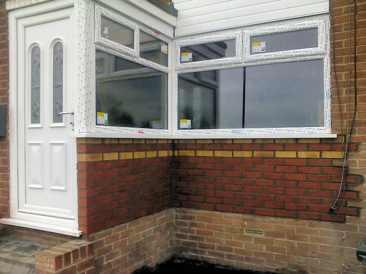 Newcastle builders Dave Kendall, porch refurbishment